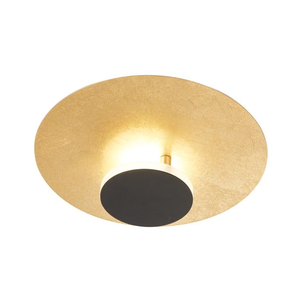 Plafonieră neagră/aurie LED cu intensitate reglabilă Planet – Fischer & Honsel