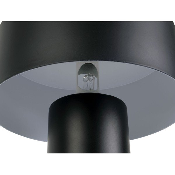 Veioză Leitmotiv Tubo, înălțime 23 cm, negru-image-1