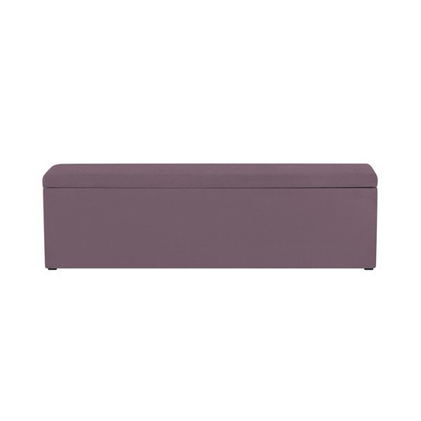 Otoman cu spaţiu depozitare Mazzini Sofas Ancona, 140 x 47 cm, lavandă-image-4