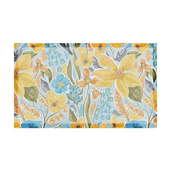 Covoraș de intrare din PVC 40x70 cm Flowers – Artsy Doormats