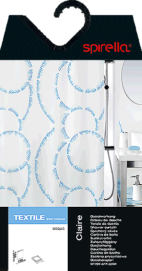 Perdea de duș 180x200 cm Claire – Spirella-image-1