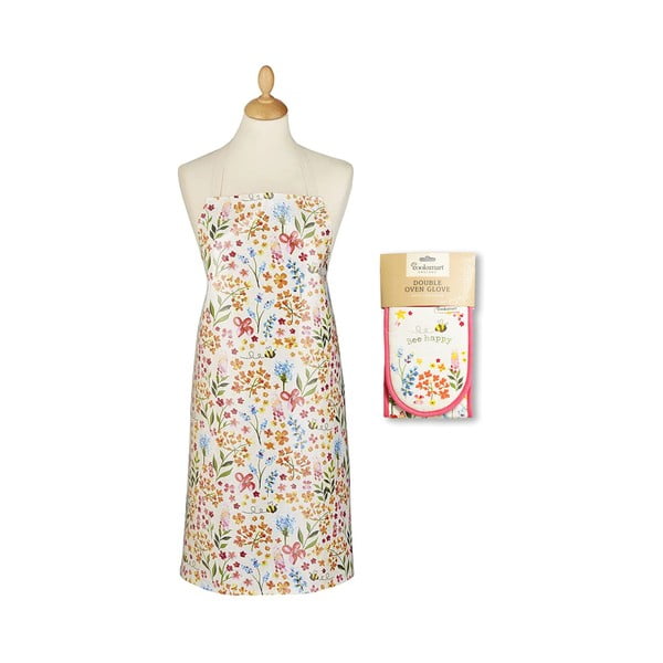 Set cu șorț și mănușă de bucătărie 2 buc. Bee Happy – Cooksmart ®