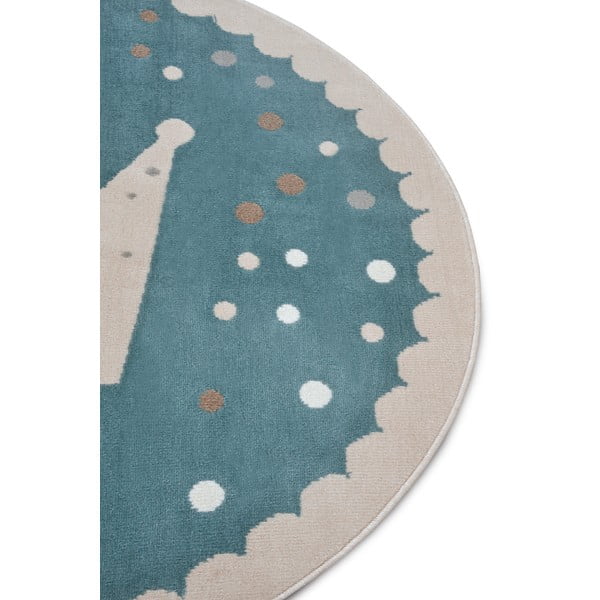 Covor pentru copii albastru ø 140 cm Crown – Hanse Home-image-1