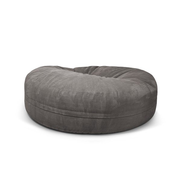 Fotoliu bean bag verde cu tapițerie din catifea reiată Roll 190 – SLOWDOWN-image-2