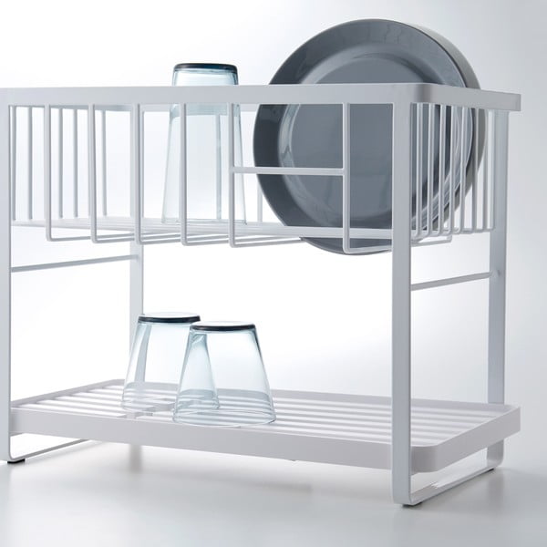 Scurgător de vase cu două nivele din metal Tower – YAMAZAKI-image-4