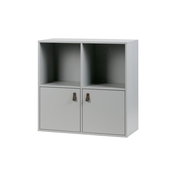 Bibliotecă modulară gri din lemn de pin 81x81 cm Vt – vtwonen-image-3