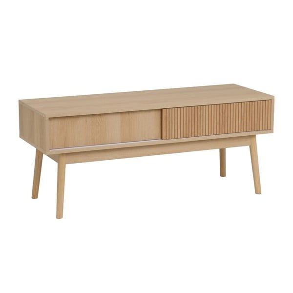 Comodă TV în culoare naturală 115x48x40 cm Naroa – Casa Selección