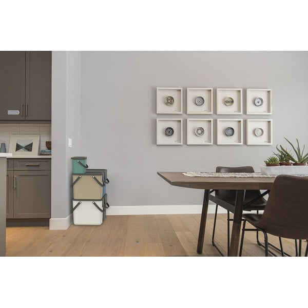 Coș de gunoi pentru deșeuri  sortate din plastic reciclat 40 l Albula - Rotho-image-2