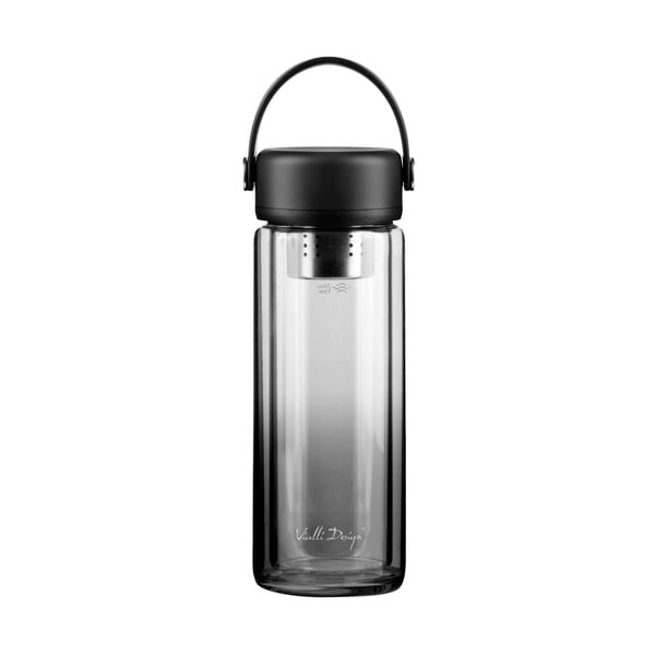 Sticlă neagră din sticlă 350 ml Fuori – Vialli Design