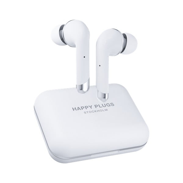 Căști wireless Happy Plugs Air 1 Plus In-Ear, alb