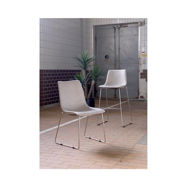 Scaun de bar Canett Delta, gri-image-3