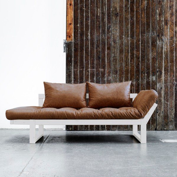 Canapea Karup Vintage Edge White/Choco-image-1