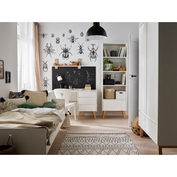 Bibliotecă pentru copii Pinio Swing, 65 x 200 cm, alb-image-1