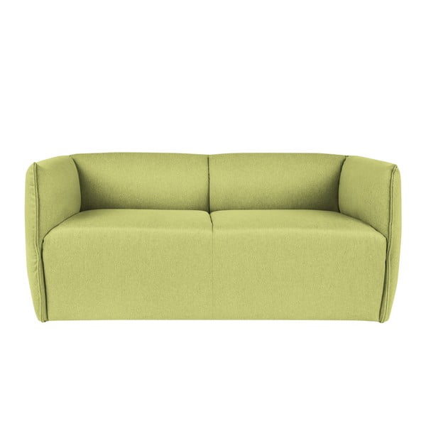 Canapea cu 2 locuri  Norrsken Ollo, verde lămâie 
