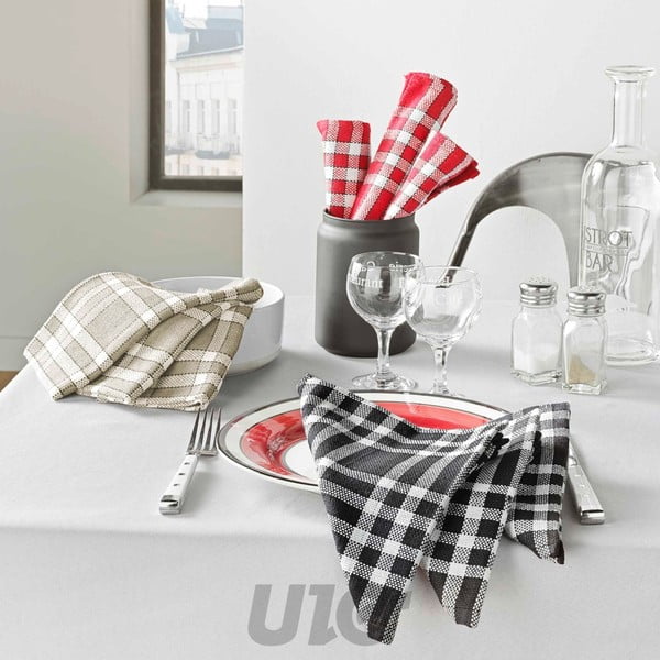 Șervețele 3 buc. din material textil Traditio – douceur d'intérieur-image-2