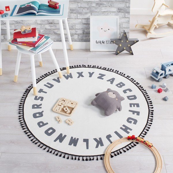 Covor pentru copii Flair Rugs Alphabet, ø 120 cm-image-4