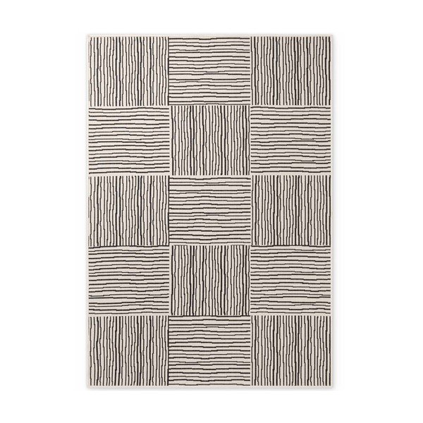 Covor pentru exterior și interior negru/crem 200x300 cm Haringey Nightingale – Ted Baker