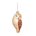 Ornament de Crăciun lucrat manual din sticlă 13 cm Owl – Sass & Belle