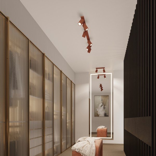 Spot cărămiziu 6,5x30 cm Gleam – Sollux-image-2