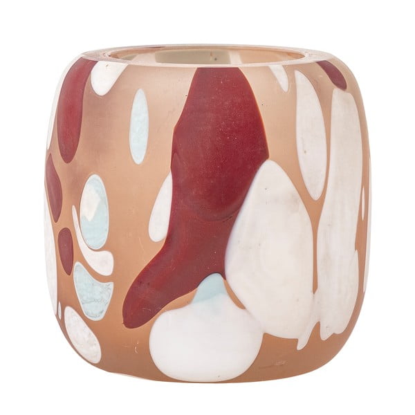 Sfeșnic pentru lumânări pastilă din sticlă Karan – Bloomingville