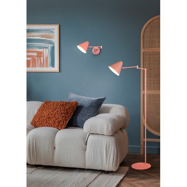 Lampadar portocaliu cu structură flexibilă (înălțime 126,5 cm) Cosima – Trio-image-1