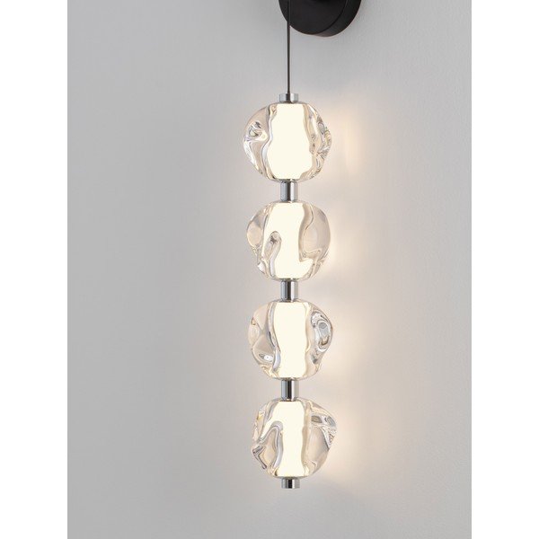 Aplică de perete negru-mat LED din metal Ifos – Nova Luce-image-2