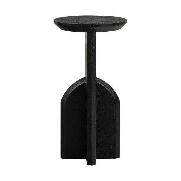 Măsuță auxiliară rotundă din lemn de acacia ø 30 cm Kioni – WOOOD