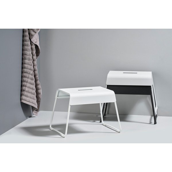 Scaun din oțel Zone A-Stuff, alb-image-1