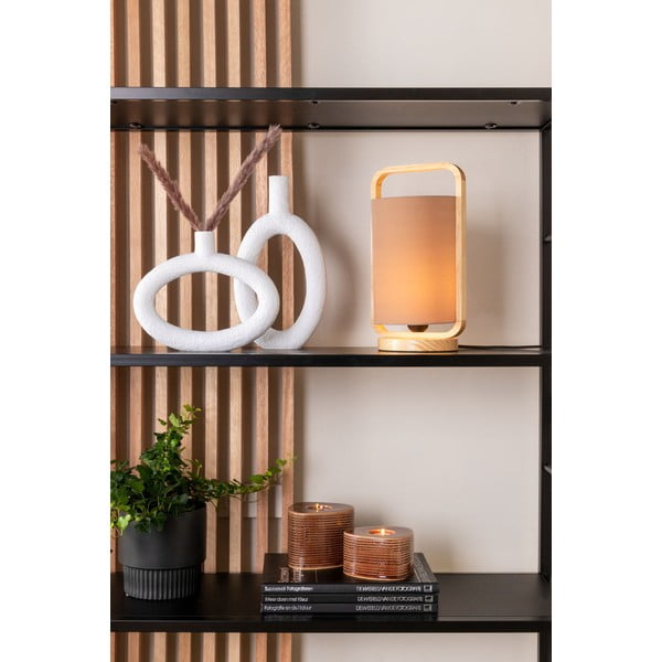 Vază PT LIVING Oval, înălțime 20,5 cm, crem-image-3