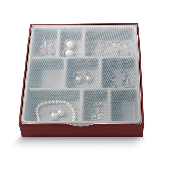 Organizator bijuterii cu 9 compartimente Domopak Bijou-image-1