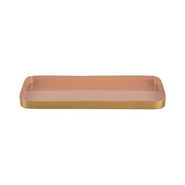 Tavă decorativă din metal 12.5x25 cm Festive – PT LIVING