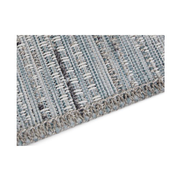 Covor adecvat și pentru exterior Elle Decoration Curious Laval, 77 x 150 cm, albastru - antracit-image-3