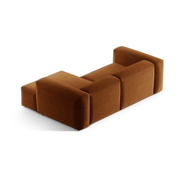 Colțar cărămiziu (cu colț pe partea dreaptă/cu șezlong) Bergamo – Cosmopolitan Design-image-4