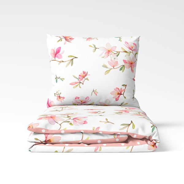 Lenjerie de pat din bumbac pentru pat dublu Bonami Selection Blush, 200 x 200 cm-image-2