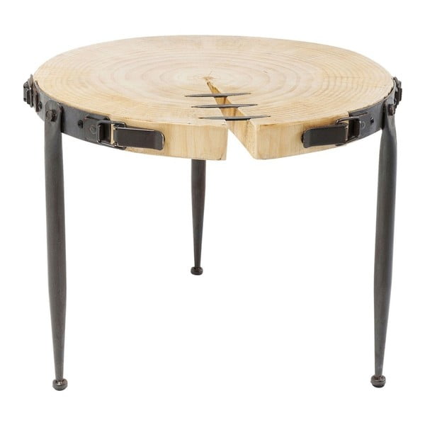 Masă de cafea din lemn de pin Kare Design Bosco, Ø 41 cm