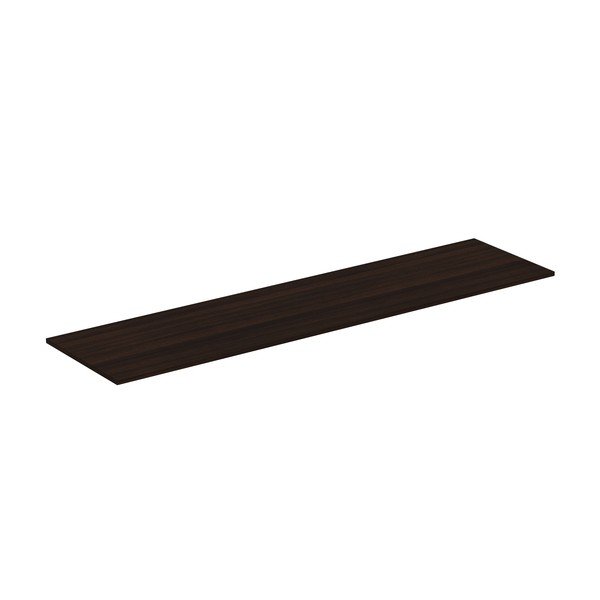 Blat sub chiuvetă maro închis cu aspect de lemn de stejar 200x51 cm i.Life B – Ideal Standard-image-1