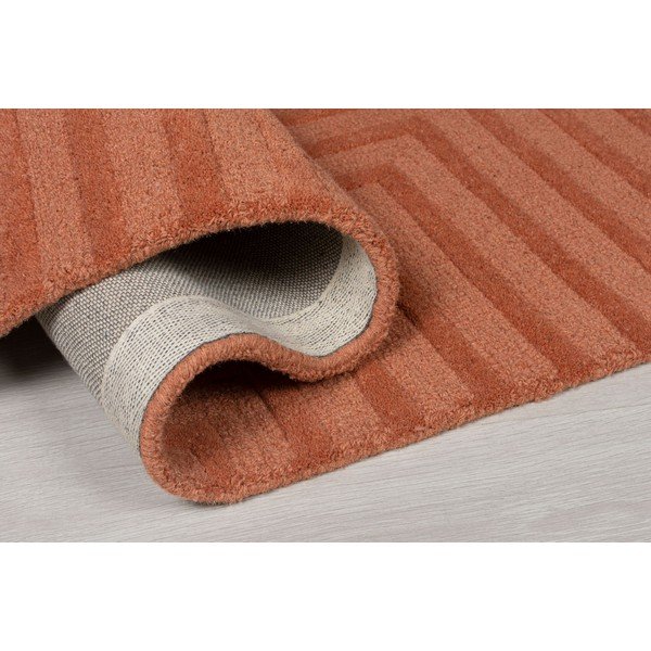Covor din lână Flair Rugs Estela, 160x230 cm, portocaliu-image-3