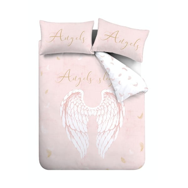 Lenjerie de pat pentru copii 200x135 cm Angel Wings - Catherine Lansfield