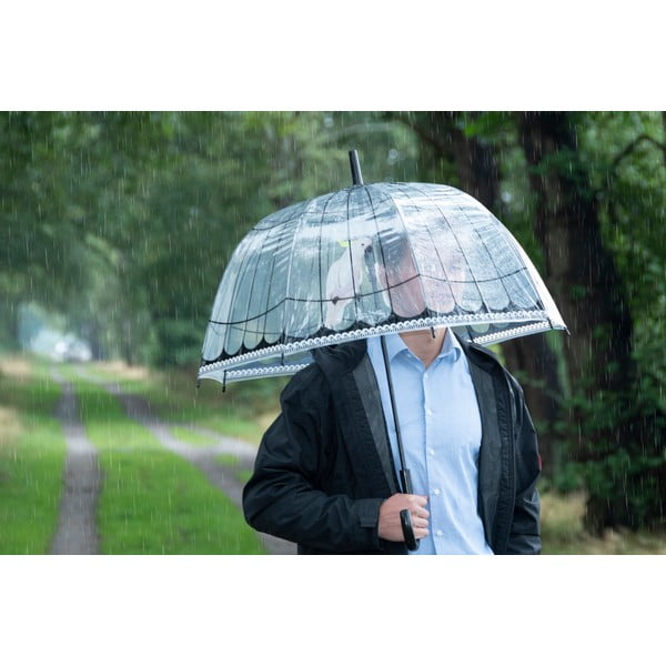 Umbrelă transparentă rezistentă la vânt Esschert Design, ⌀ 81 cm-image-1