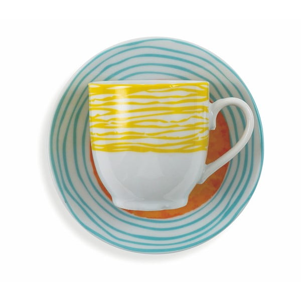 6 cești pentru espresso din porțelan  0.08 l Marea – VDE Tivoli 1996-image-3