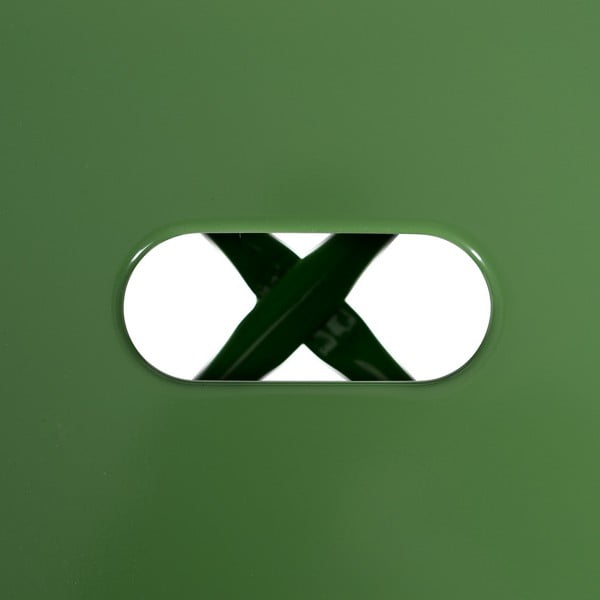 Set de scaune de bar verde 2 buc. din metal (înălțime șezut 61 cm) – Ixia-image-3