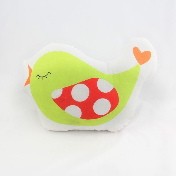 Pernă din bumbac pentru copii Mr. Fox Little Birds, 40 x 30 cm-image-1