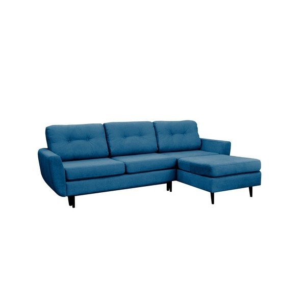 Canapea extensibilă cu 3 locuri, picioare negre,  Mazzini Sofas Hortensia, pe dreapta-image-1