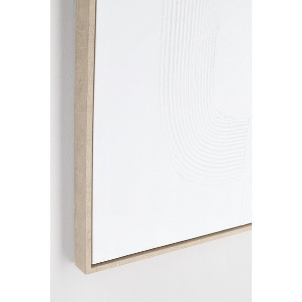 Tablou pictat manual cu ramă/pe pânză 83x83 cm Texture – Bizzotto-image-2