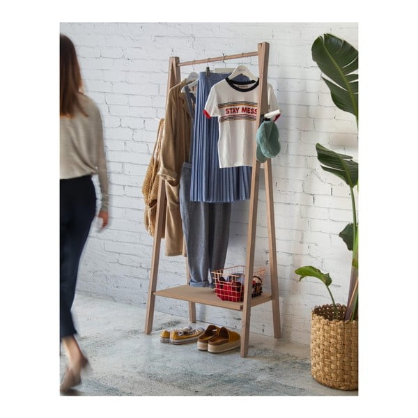 Suport umerașe Really Nice Things Rack, maro-image-4