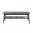 Măsuță de cafea maro cu blat cu aspect de lemn de stejar 60x120 cm Barrali – Unique Furniture