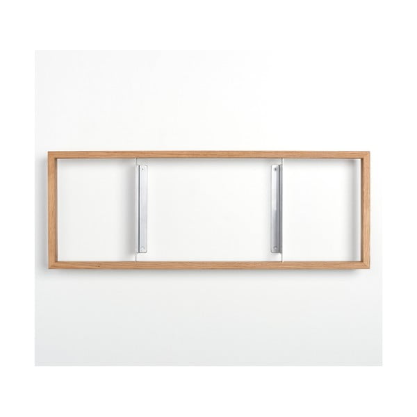 Raft de cărți din lemn de stejar das kleine b b6, înălțime 25 cm-image-2