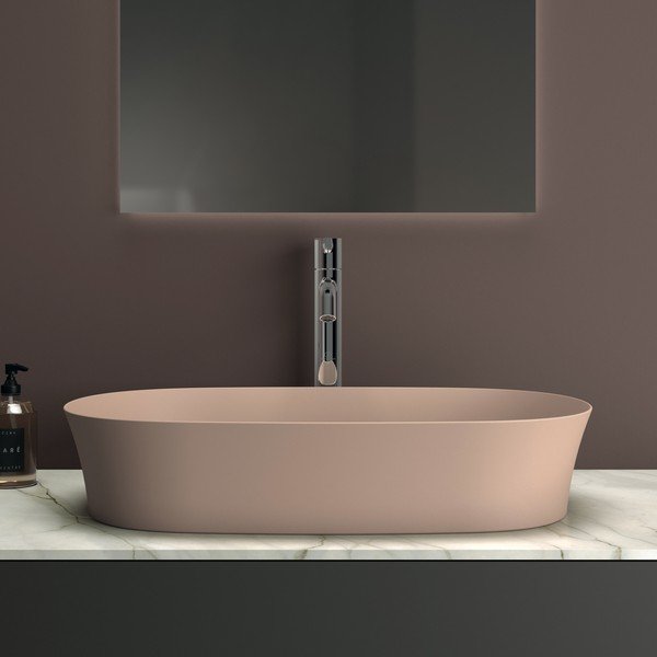 Chiuvetă roz-deschis din ceramică 60x38 cm Ipalyss – Ideal Standard-image-1