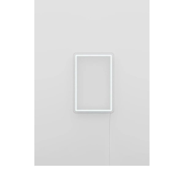 Decorațiune luminoasă de perete Candy Shock Rectangle, 30 x 40 cm, alb-image-3