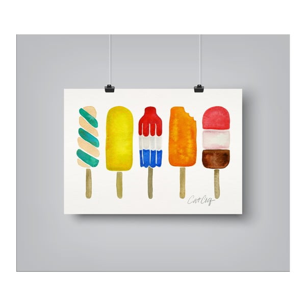 Poster Americanflat Americanflat Popsicles, 30 x 42 cm